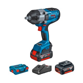 Акумулаторен ударен гайковерт BOSCH GDS 18V-1000 + L-BOXX